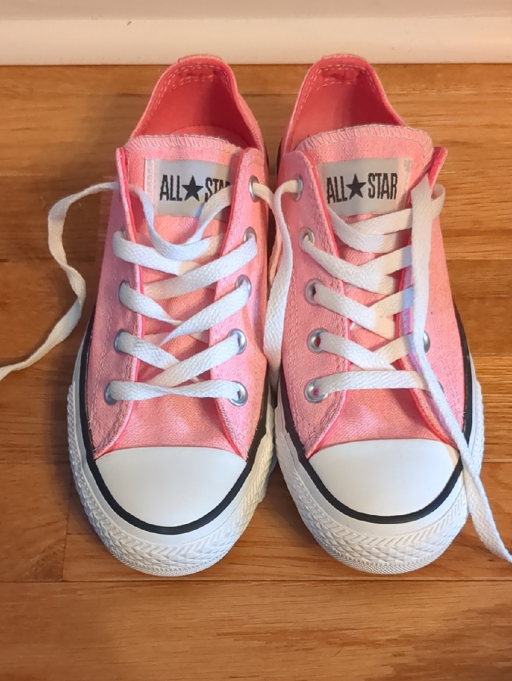 Converse All Star Pink Low Top Athletic Sneakers